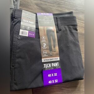 Weatherproof Black Tech Pant - Straight Fit